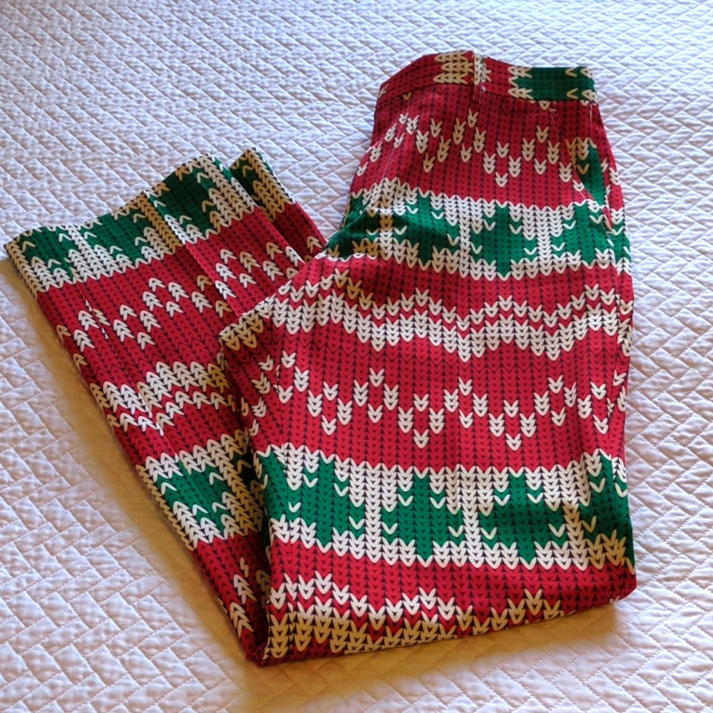 Shinesty 'The Red Ryder' Men’s Christmas suit pants size 34X34 New Without Tags